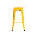 Ver imagem 3 de Banqueta Tolix Iron Design Industrial Amarela 76 Cm Aço