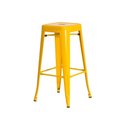 Ver imagem 1 de Banqueta Tolix Iron Design Industrial Amarela 76 Cm Aço
