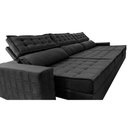 Ver imagem 4 de Sofá Retrátil e Reclinável 3,85m Cama inBox Big Star com SoftGel D40 Velupluma Preto