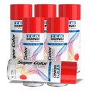 Ver imagem 1 de Kit 6 Tinta Spray Uso Geral Super Color Vermelho 350ml