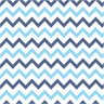 Papel de Parede Quarto Infantil Chevron Azul/Branco - Cole Aí - 2,50m x 0,50m - 1