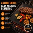 Ver imagem 7 de Tapete Grill Kit 3 Manta Churrasco Teflon Esteira Culinaria Nao Gruda Flexivel Churrasqueira Antiade