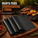 Ver imagem 3 de Tapete Grill Kit 3 Manta Churrasco Teflon Esteira Culinaria Nao Gruda Flexivel Churrasqueira Antiade