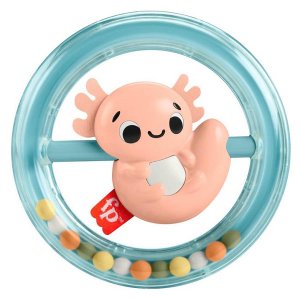 Mordedor e Chocalho Sensimals Fisher-price Mattel Hrb19 Axolote