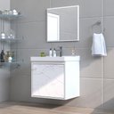 Ver imagem 1 de Gabinete Banheiro 40 cm Em Mdf 40 cm com Pia Cuba  - Veneto