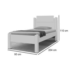 Cama Solteiro Paris Nature Gabrielli - 2