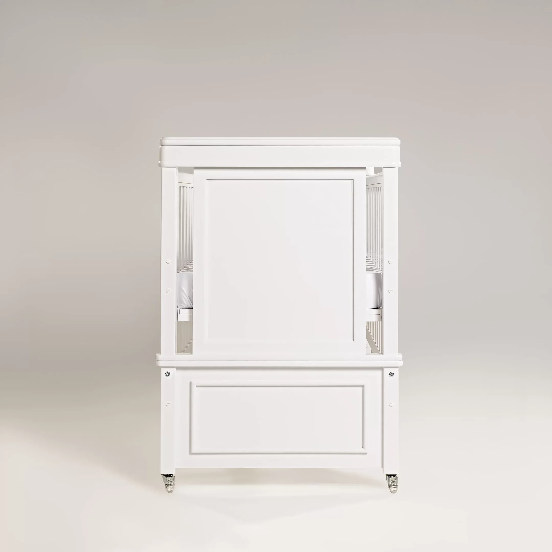 Ver imagem 4 de Berço Encanto com Rodinha | Americano 2 em 1 | Branco