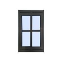 Ver imagem 2 de Vitro Pivotante Quadriculado Preto 100x60 Linha 25