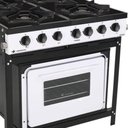 Ver imagem 2 de Fogão Industrial Venâncio Bravo a Gás 4 Bocas com Forno Branco Esmaltado Br4bfbr