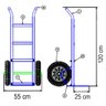Carrinho Carro Armazém para Cargas 250kg C/rolamento Metalosa - 3