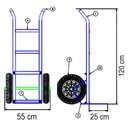 Ver imagem 3 de Carrinho Carro Armazém para Cargas 250kg C/rolamento Metalosa