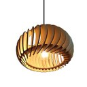 Ver imagem 1 de Lustre Luminária Pendente de Madeira Mdf Mod. Sophia Pq Inclinado
