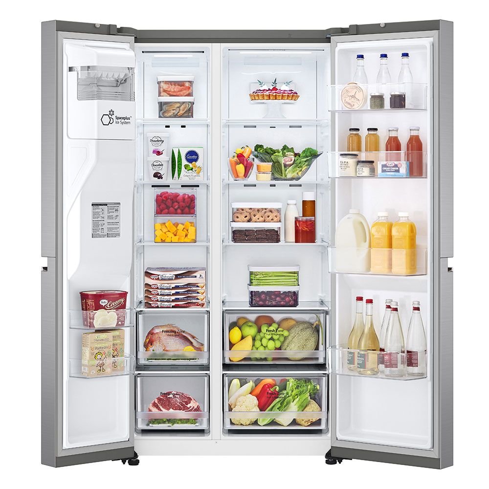 Refrigerador Smart LG Side By Side 611L Aço Escovado Uvnano 220V GC-L257SLP - 4