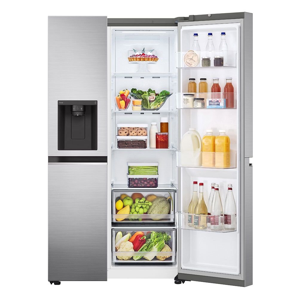 Refrigerador Smart LG Side By Side 611L Aço Escovado Uvnano 220V GC-L257SLP - 3