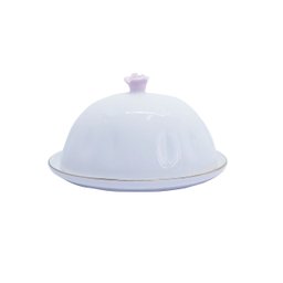 Manteigueira Porcelana Flower Wolff 16x10x9cm - 1