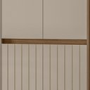 Ver imagem 7 de Guarda Roupa Casal 216cm com Espelho Freeze Carvalho/fendi Z17 - Mpozenato