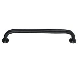 Alça de Apoio Barra 70cm Inox Preto Acessibilidade Idoso Cadeirante Gestante Banheiro Box Seguranç - 1