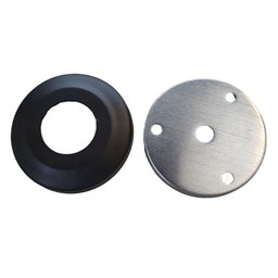 Alça de Apoio Barra 70cm Inox Preto Acessibilidade Idoso Cadeirante Gestante Banheiro Box Seguranç - 4