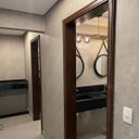 Ver imagem 4 de Vinil Adesivo Cimento Queimado Papel de Parede Concreto Estilo Industrial Fosco Leve Textura Decoraç