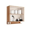 Ver imagem 2 de Armário de Cozinha Modulado Alpha 2502 com 2 Portas 80cm Freijó Off White