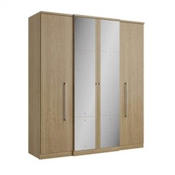 Guarda-Roupa Casal com Espelho 4 Portas 2 Gavetas Splendore Plus Glass  - 3