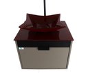 Ver imagem 4 de Gabinete Armário Banheiro 40cm Cuba Quadrada Vermelha