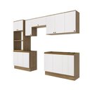 Ver imagem 4 de Lavanderia Modulada Kappesberg Celeste 9 Peças Nogueira/branco 310,5cm