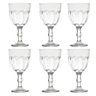 Conjunto 6 Taças de Água Casual 300 ml Modelo Faces - 1