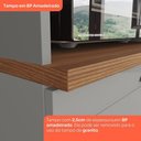Ver imagem 4 de Lavanderia Modulada Americana 6 Portas 5 Prateleiras MDF 160cm Cinza