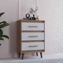 Ver imagem 6 de Cômoda Mila 3 Gavetas Savana Off White Moblis