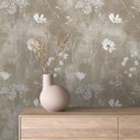 Ver imagem 3 de Papel de Parede Adesivo Floral Ramos Autocolante Rolo 10m