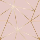 Ver imagem 1 de Papel De Parede Zara Rosê Fio Gold Ouro Auto Colante 18m