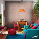 Ver imagem 6 de Papel De Parede Zara Rosê Fio Gold Ouro Auto Colante 18m