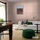 Ver imagem 7 de Papel De Parede Zara Rosê Fio Gold Ouro Auto Colante 18m
