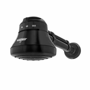 Chuveiro Ducha Elétrico Faminho C/ Braço Preto 4t Fame Black:127v 5400w