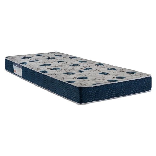 Base Box Baú Solteiro Suede Marrom + Colchão Solteiro Espuma Iso 60 Ortobom 18x88x188 - 2