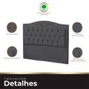 Ver imagem 5 de Cabeceira Casal Queen Size Estofada para Cama Box Maitê Veludo