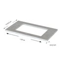 Ver imagem 3 de Módulo Cozinha Henn Americana Tampo 80cm p/ Cooktop Calcare