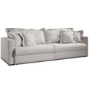 Ver imagem 2 de Sofá 3 Lugares Retrátil Reclinável para Sala de Estar 250cm Missouri K01 Veludo Bege - Lyam Decor
