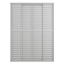 Ver imagem 3 de Porta Balcão de Aluminio Brilhante 6 Folhas Linha 25 com Fechadura 2,10x1,50