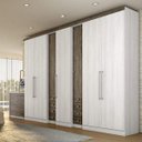 Ver imagem 1 de Guarda-Roupa Casal 7 Portas 8 Gavetas Absolut Plus 