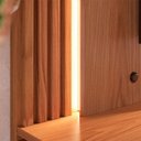 Ver imagem 5 de Home Suspenso Soge para TV até 75 Fita LED Portas Deslizantes MDP/MDF 217cm Freijó/Off White G73 - g