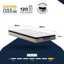Ver imagem 3 de Colchão Gazin de Espuma D33 Pillow In Force Mid Solteiro 88 cm
