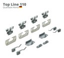 Ver imagem 3 de Sistema De Portas De Correr Tl 110 Hettich 2 Portas Sem Amortecimento