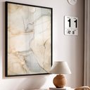 Ver imagem 1 de Quadro Decorativo Abstrato Mármore Luxo em Moldura Caixa Tacolado Moldura Trad 1cm Preta sem Vidro 4