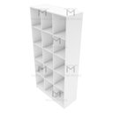 Ver imagem 6 de ARMÁRIO COLMEIA COMÉRCIO M20.2020B (CLOSET, LOJA, ORGANIZA) MUNDI MOVEIS Branco