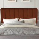 Ver imagem 1 de Painel Estofada Kiara 100cm Solteiro Box Quarto Suede Terracota Telha - Gat Magazine