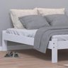 Cama Japonesa Queen Size Madeira Maciça Branco Nemargi - 3