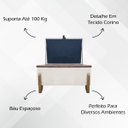 Ver imagem 3 de Puff Recamier Versallies Boucle 50 Cm Cores