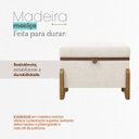 Ver mais imagens de Puff Recamier Baú Versallies 50 Cm para Sala Quarto Bouclé